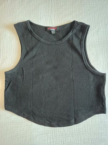 Crop top Jennyfer noir taille S