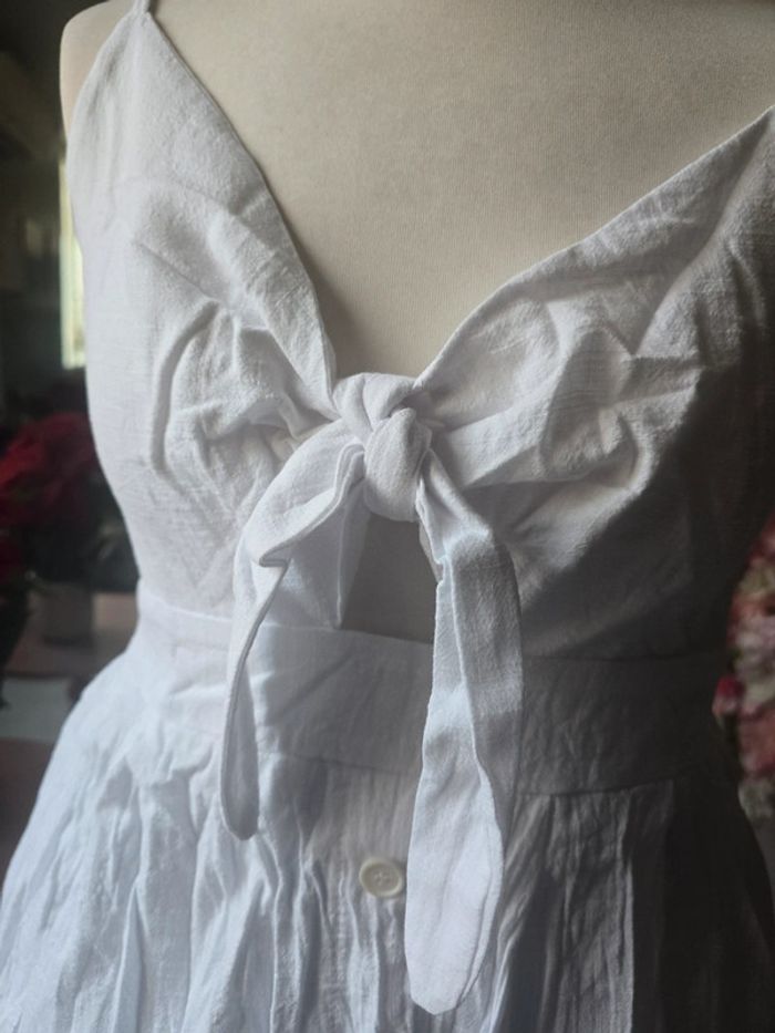 Robe 100% coton blanche taille xl - photo numéro 2