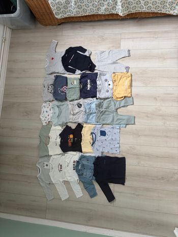 Lot de 26 vêtements en 9 mois 