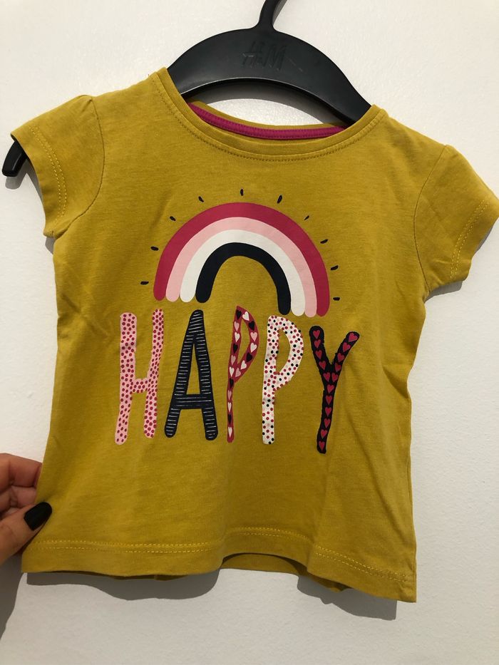 Teeshirt jaune Primark 80 cm