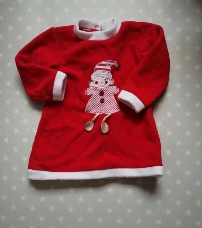 Robe de Noël en polaire