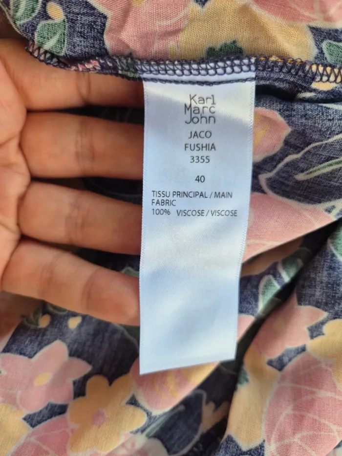 Jupe fleurs Karl Marc John 40 neuve - photo numéro 4