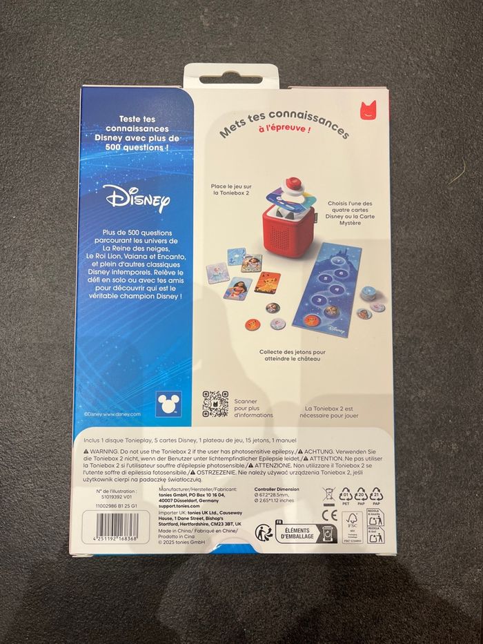 Tonieplay coffret grand quiz Disney + contrôleur - photo numéro 2