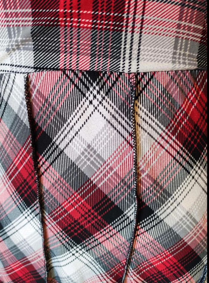 Robe été bustier tartan fluide 36 - photo numéro 4