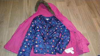 Manteau fille doublé
