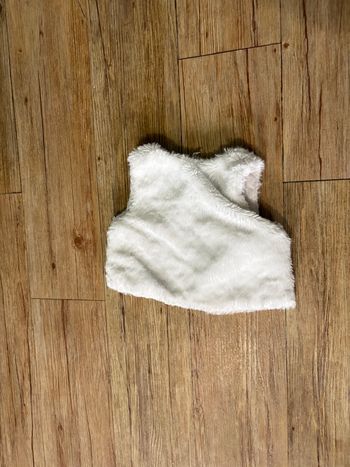 Gilet sans manches blanc 81 cm