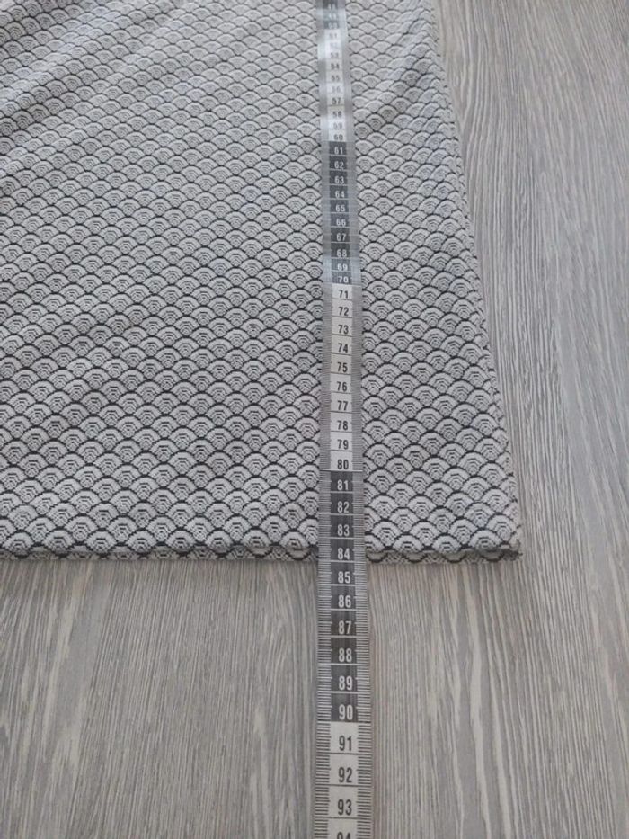 Robe manches 3quart linu grise taille 36 - photo numéro 5