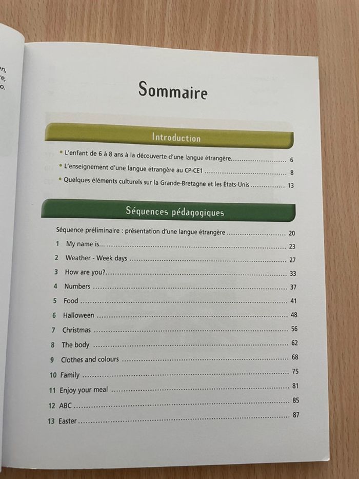 Initiation à l’anglais cp-ce1 - photo numéro 4