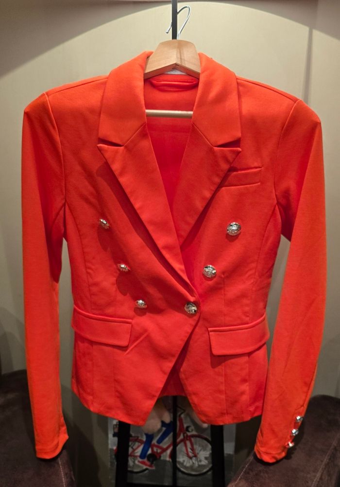 Blazer femme orange