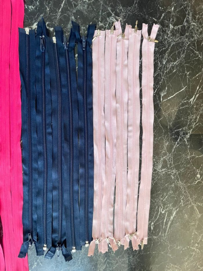 15 fermetures éclairs