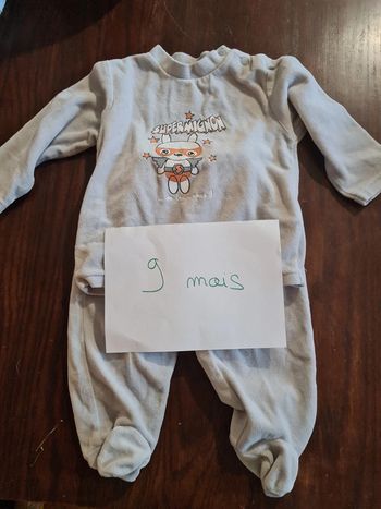 Pyjama velour 2 pièces