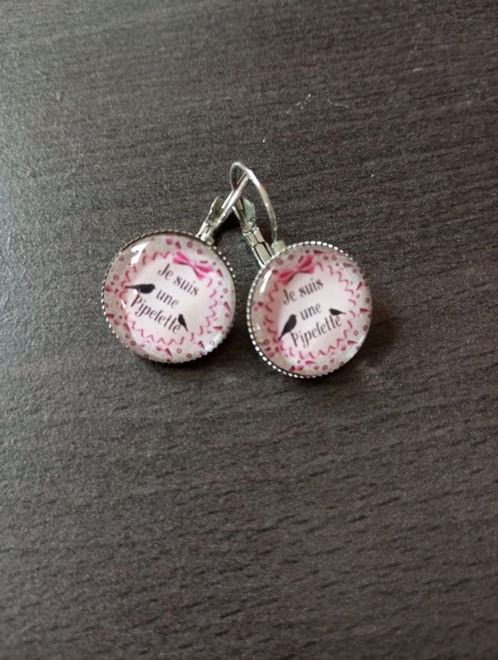 Diverses boucles d'oreilles cabochon - photo numéro 3