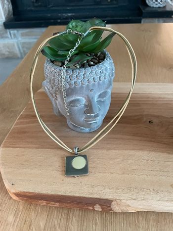 Collier fantaisie vert