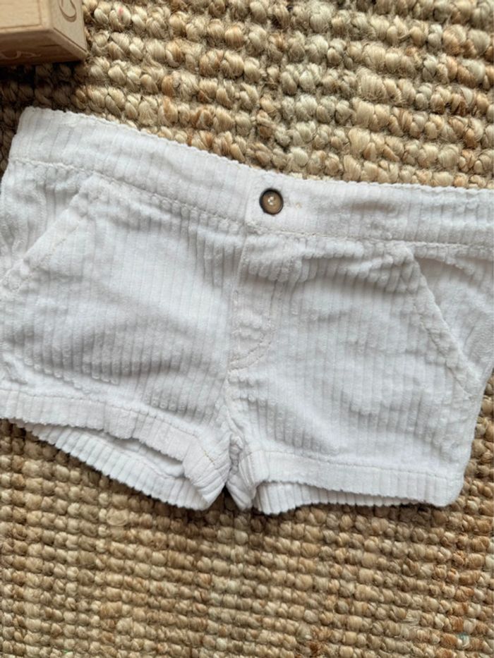 Short velours côtelé Bout’chou 9mois / 71cm - photo numéro 2