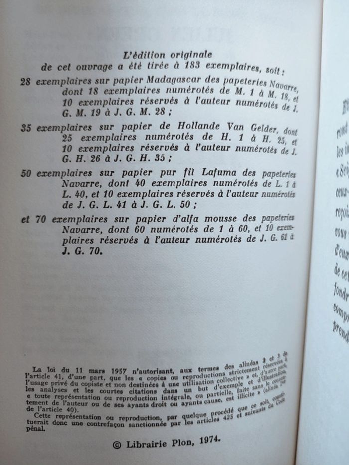 Livre "Jeunesse" - Julien Green de l'Académie française - photo numéro 3