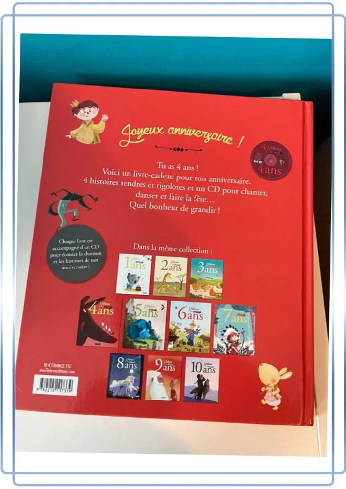 Livre histoires  pour les 4 ans avec CD audio - photo numéro 3