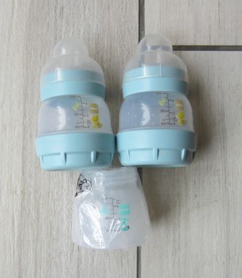 Lot de 2 biberons + 1 recharge 130 ml