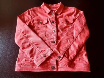Veste en jeans rose