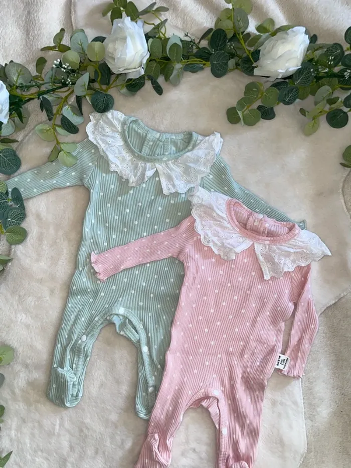 Lot 2 pyjamas fins 1/3mois SHEIN - photo numéro 2
