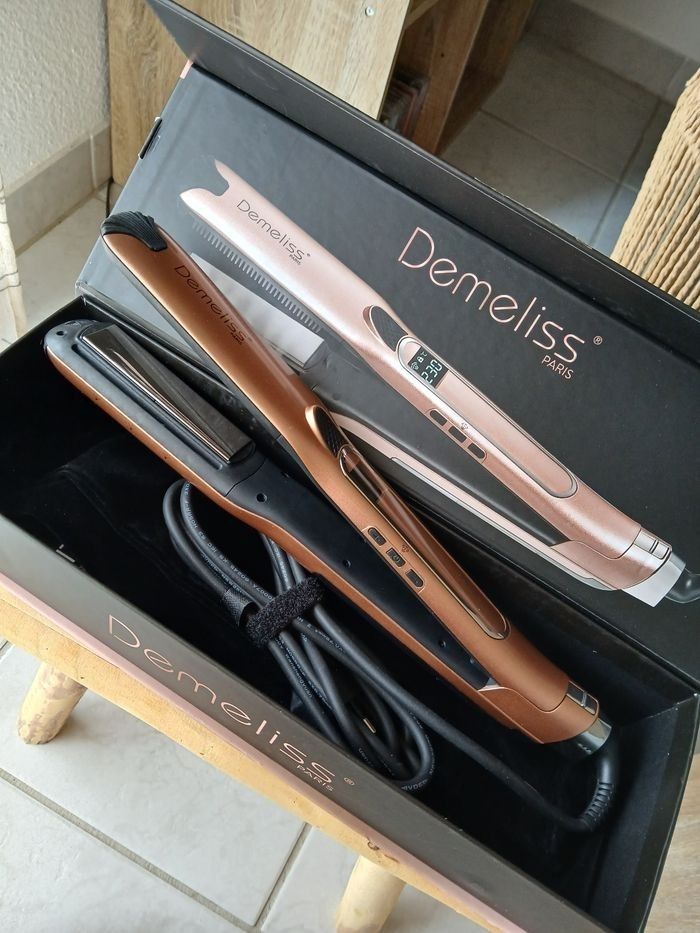 Lisseur vapeur SAINT ALGUE Coffret demeliss titanium 2.0 rose - photo numéro 4