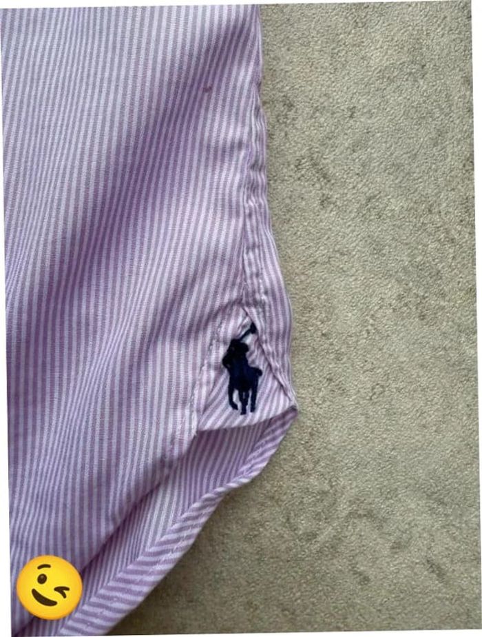 Chemise Ralph Lauren manches longues Taille XXXL rose Homme Men CHE128 - photo numéro 3