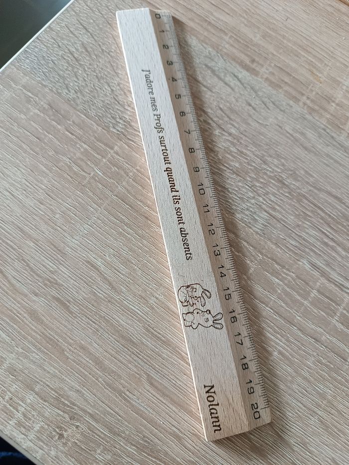 Règle personnalisé au choix