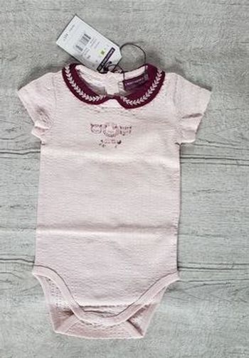 Body Sergent major fille 9 mois rose pâle cailana