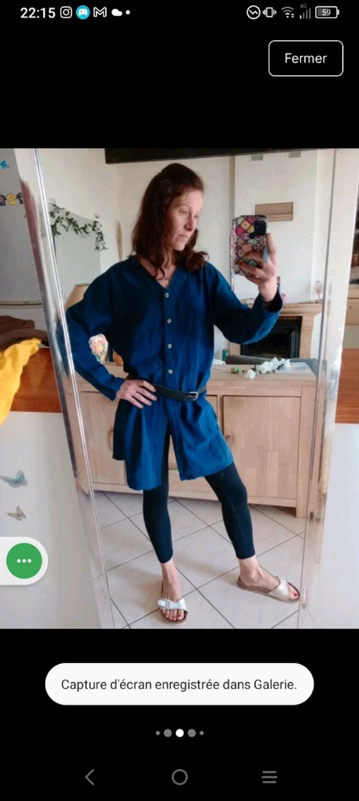 Liquette femme XL bleu marine c77 - photo numéro 8