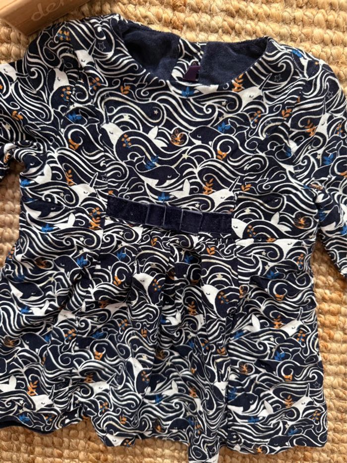 Robe velours côtelé Sergent Major 9mois / 71cm - photo numéro 2