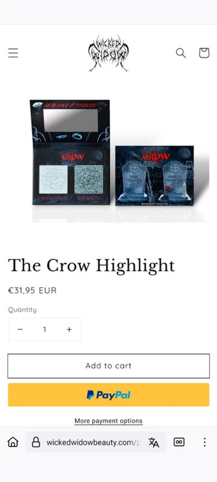 Highlighter The Crow Wicked Widow - photo numéro 2