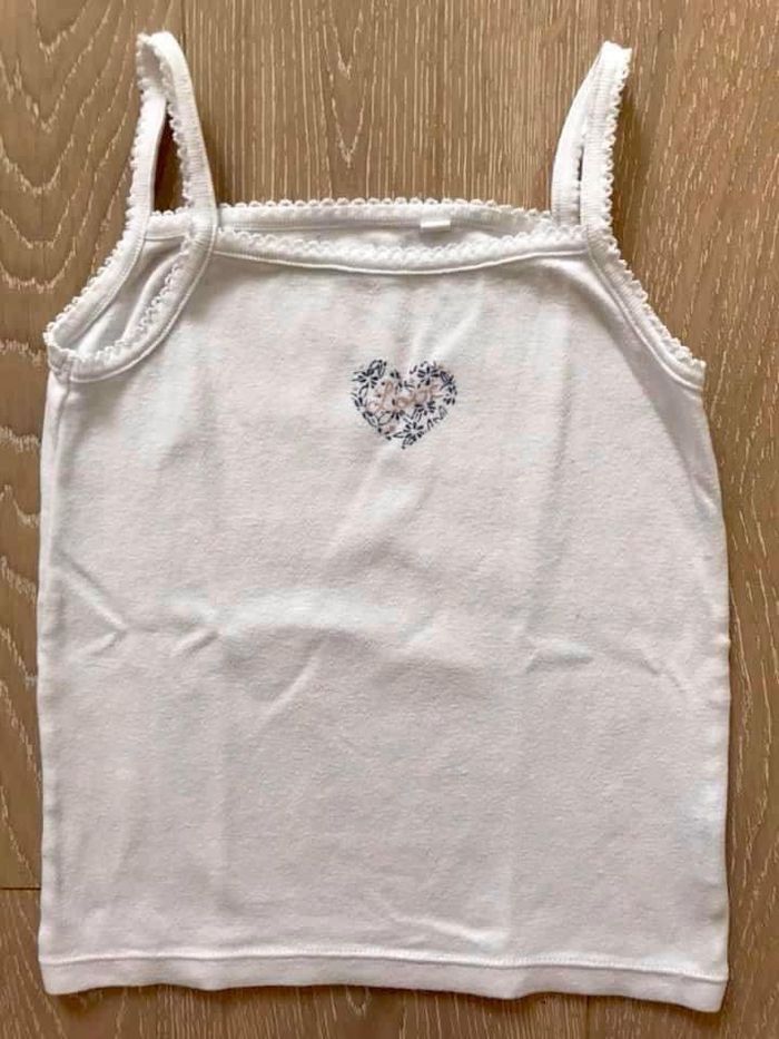 Maillot de corps bretelles fille Monoprix Kids 4/5 Ans tbe