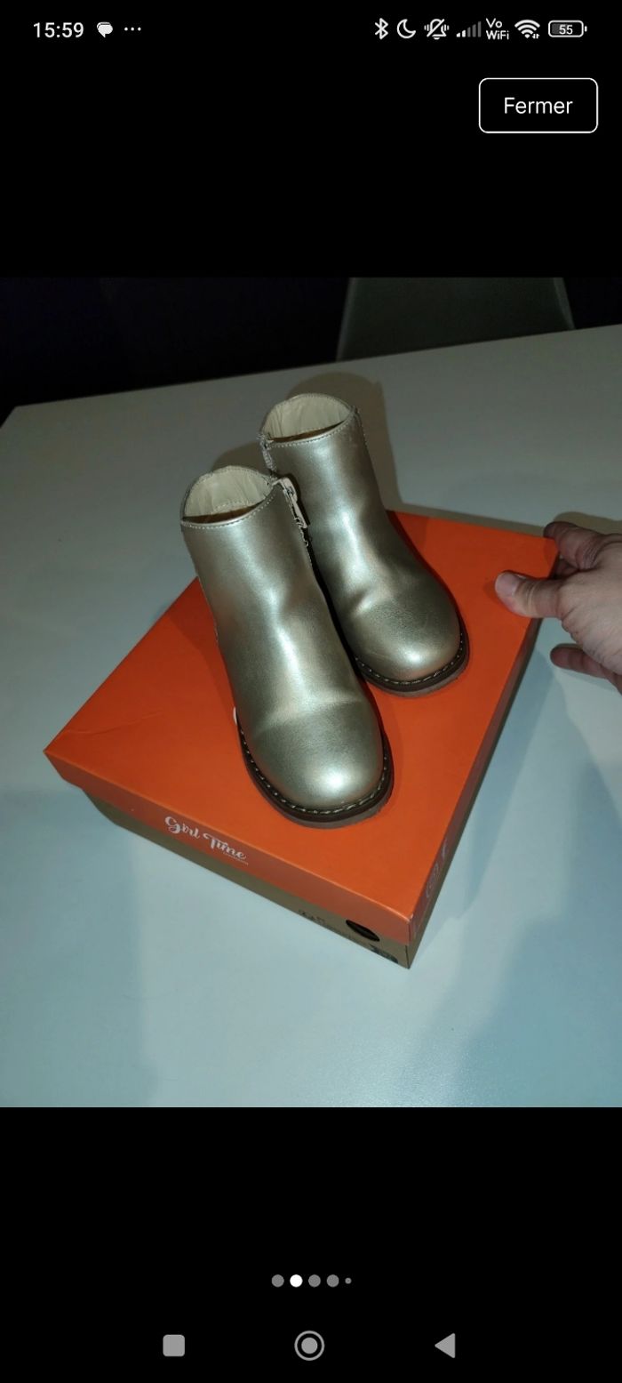 Bottines fille 25 - photo numéro 4