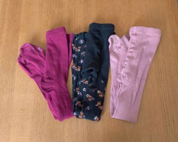 🌸 Lot de 3 paires de collants opaque - La Halle - P27/30 🌸