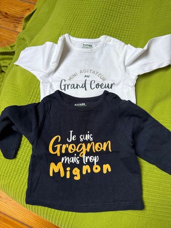 Tee shirt 1mois