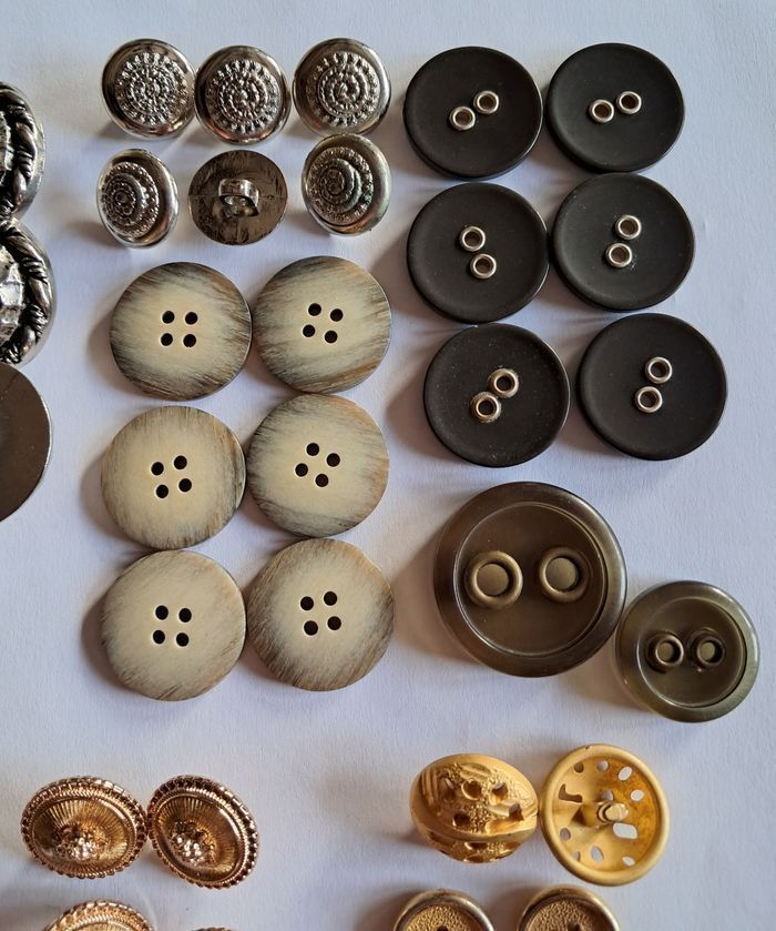 Lot de boutons de couture - photo numéro 8
