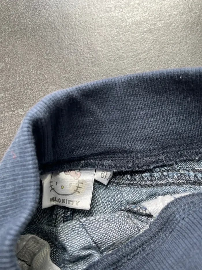 Pantalon jeans élastiqué taille et chevilles - photo numéro 2