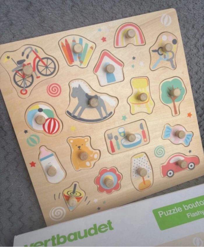 Puzzle en bois Vertbaudet complet 10 m+ - photo numéro 2