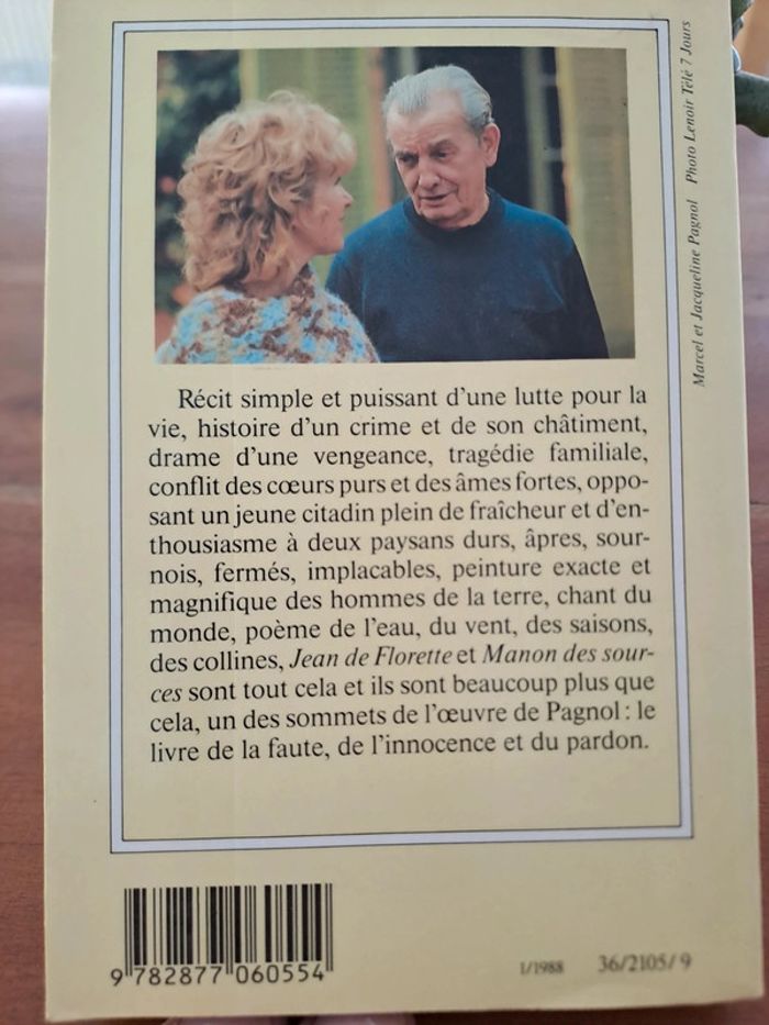 Livre Manon des Sources, Marcel Pagnol - photo numéro 2