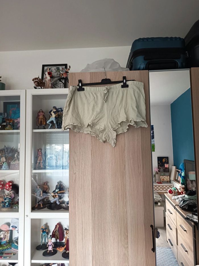 Short de pyjama vert d'eau neuf Kiabi - Taille XL 48 - photo numéro 3