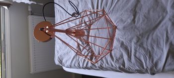 Suspension métal cuivré