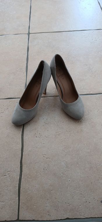 Escarpins gris T38