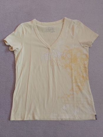 Tee-shirt manches courtes jaune pâle à motifs T.42 -  Esprit Sport