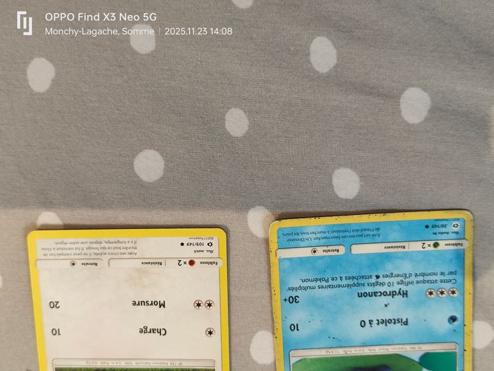 Lot 2 Cartes Pokémon base 2017 - photo numéro 3