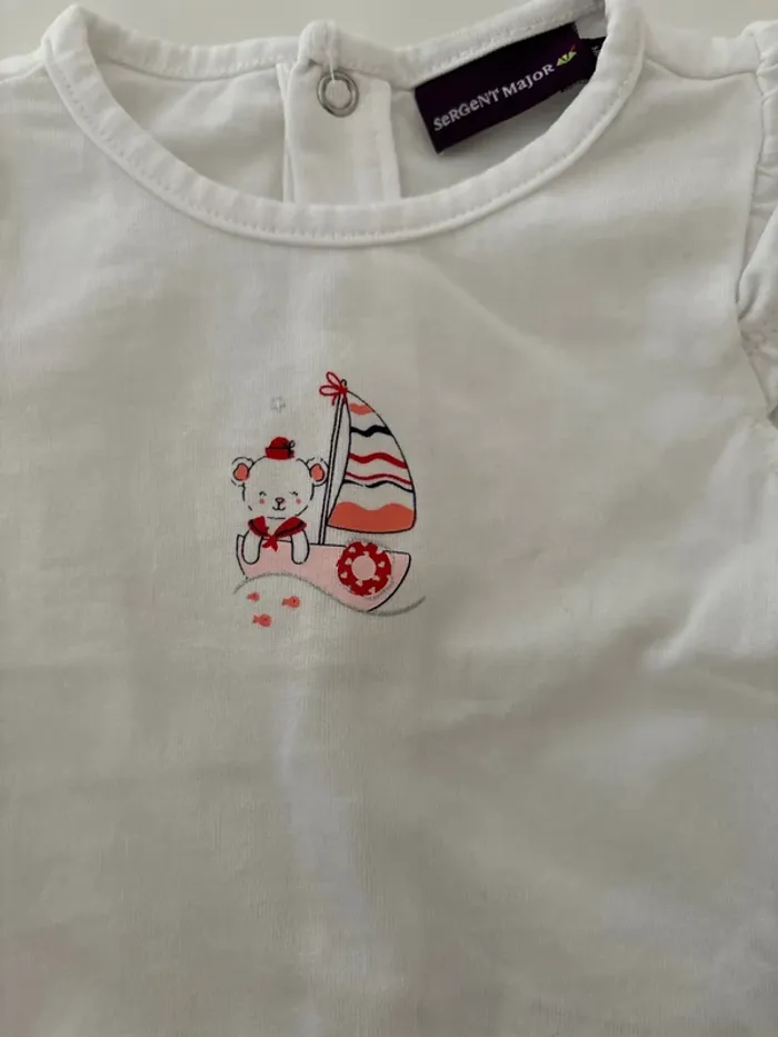 T shirt 3 mois Sergent Major - photo numéro 2