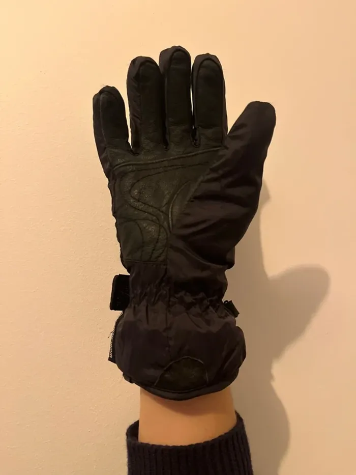 Gants Ski Snow Cuir Noir T7 - photo numéro 11