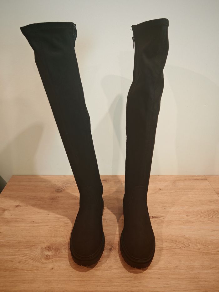 Bottes chaussettes, taille 37, claudia ghizzani - photo numéro 2