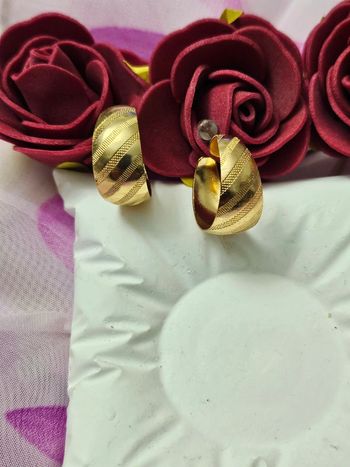 Créoles ouvertes, acier inoxydable