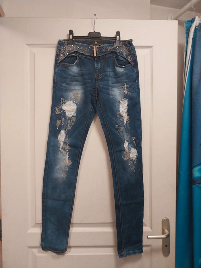 Pantalon en jean femme 36 original denim