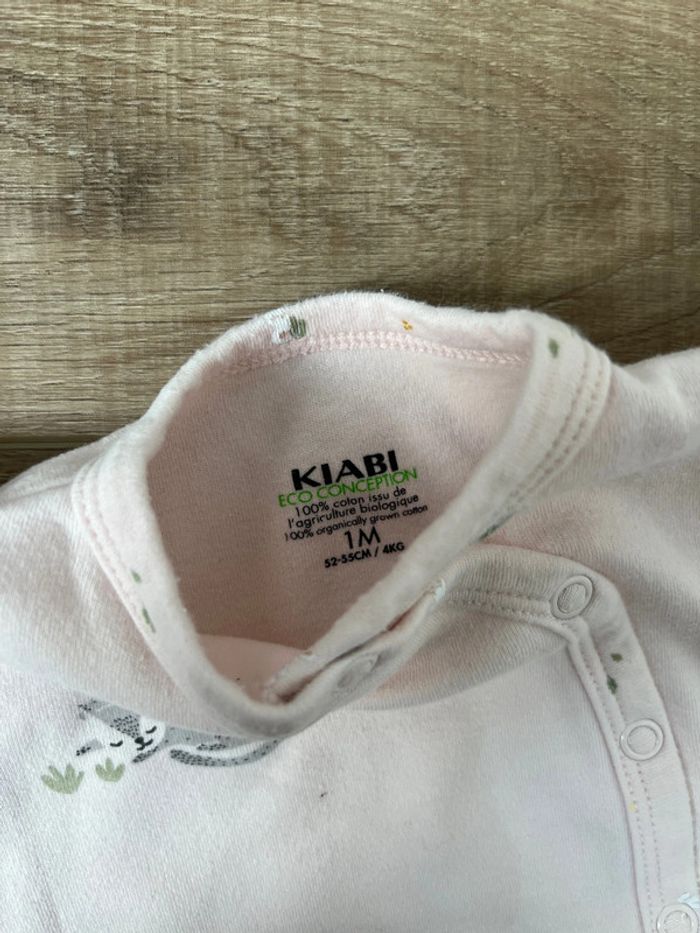 Lot 4 pyjamas Kiabi taille 1 mois - photo numéro 9