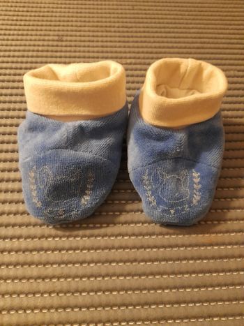 Chaussons pointure 15/16 grain de blé 